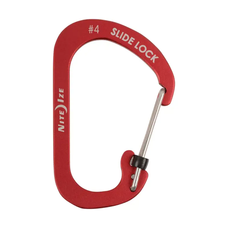 Slidelock® karabiner alumínium #4 - piros Ajánlat