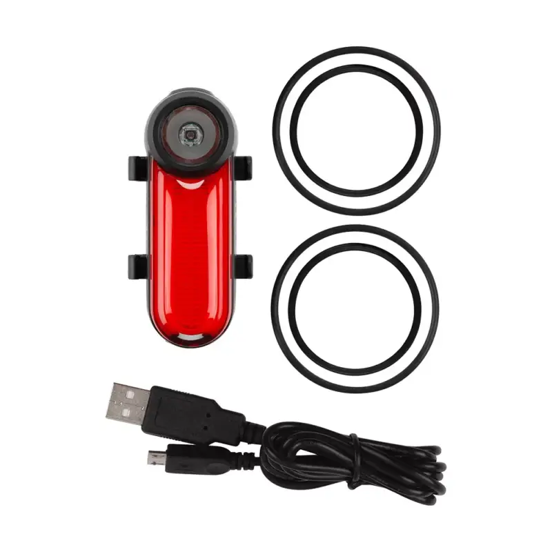 Gyors kiszállítás R125RBB-10-R7 Radiant 125 tölthető kerékpárlámpa - Piros