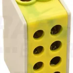 Főáramköri leágazó kapocs, sínre szerelhető, zöld/sárga Kihagyhatatlan ajánlat
