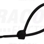 UV-álló fémnyelves kábelkötegelő, fekete Vásárlói kedvenc