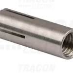 Rozsdamentes fémdübel, M6, 25x8mm Legnépszerűbb