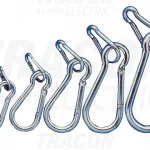 Biztonságos vásárlás Karabiner, rugós, acél