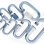 Akció Karabiner, csavaros, acél