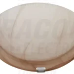 Kedvezményes ár Üveg oldalfali fél UFO lámpatest, bézs