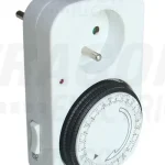 Népszerű Dugaszolható napi kapcsolóóra, elektromechanikus, csapos