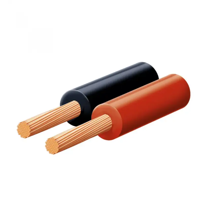Különleges ajánlat SAL KL 0,35-10X hangszóróvezeték, piros-fekete, 2C x (45 x 0,10 mm), 0,1 mm-es elemi szálból, 10m