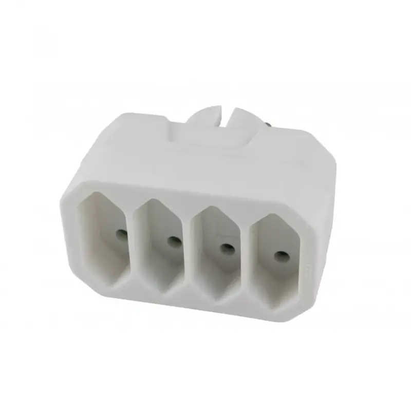 Home NV 24/WH hálózati elosztó, 4 EURO aljzat gyermekvédelemmel ellátva, max. 4 x 500 W, fehér Prémium