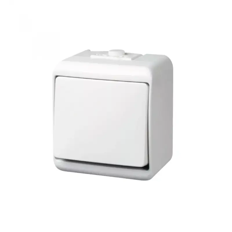 Akciós ár GAO 22181 2 pólusú kapcsoló, kültéri IP44 kivitel, 230 V~ / 50 Hz / 10 A, fehér