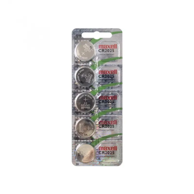 Azonnali szállítás Maxell CR2025 gombelem, lítium, 3V, 5 db/csomag