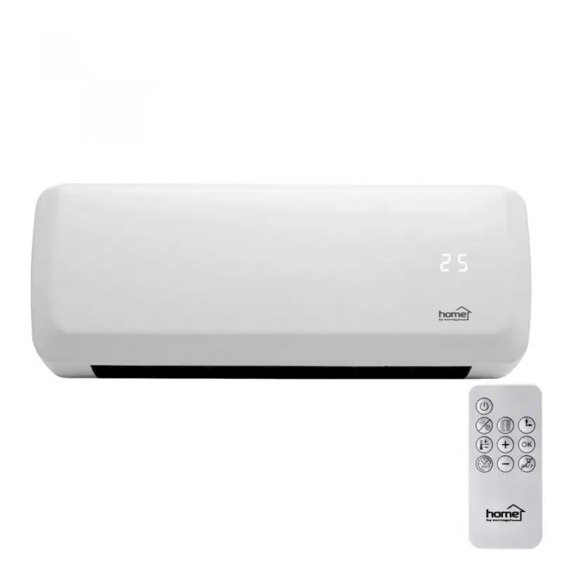 Ajánlat Home FKF 42201 fali elektromos ventilátoros fűtőtest, 1000W/2000W, heti program, távirányító, fehér