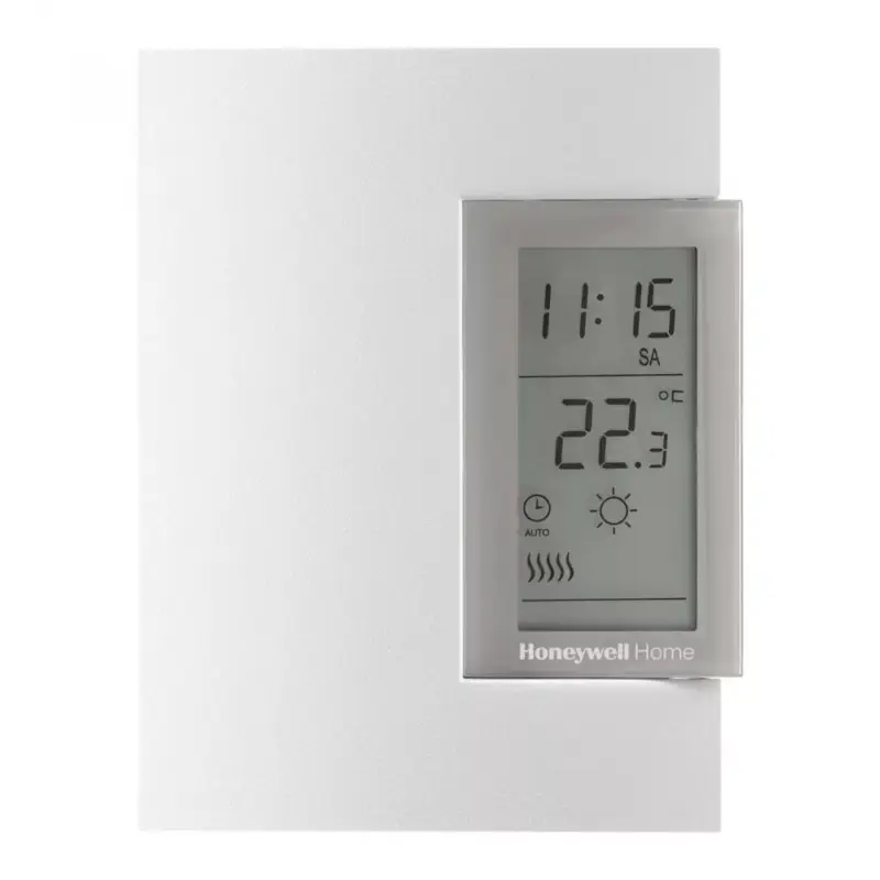 Honeywell Home T140C110AEU digitális szobatermosztát T140, 5 - 30 °C, adaptív, szivattyúvédelem funkció, programozható, telefonos vezérlés, automatizált rendszerek Csak ma