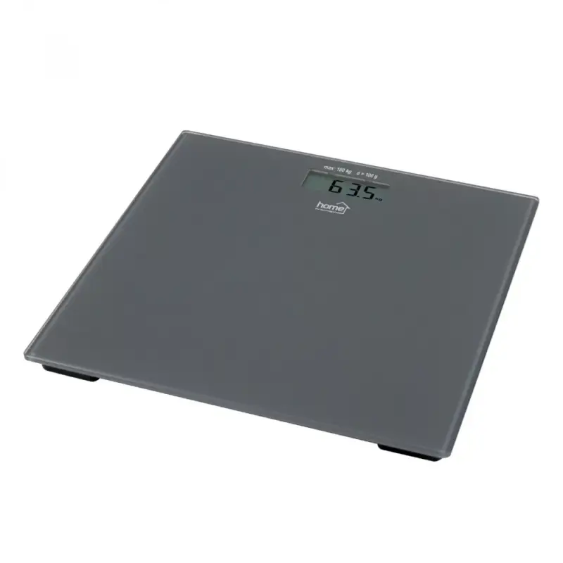 Ne maradj le Home HG FM 12 fürdőszobai mérleg, méréshatár 180 kg, mérési pontosság 100 g, LCD kijelző