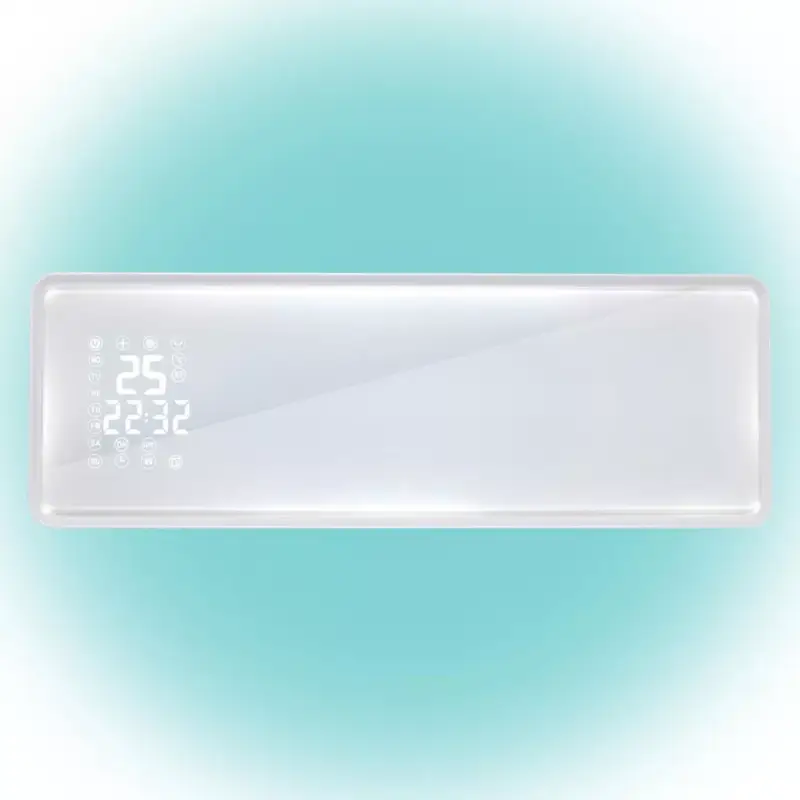 Home FKF 54203 fali SMART ventilátoros fűtőtest, 1000W/2000W, távirányító, üveg előlap, fehér Azonnal elérhető