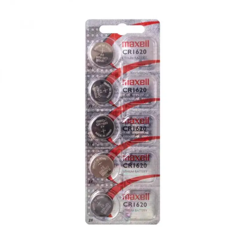 Biztonságos vásárlás Maxell CR1620 gombelem, lítium, 3V, 5 db/csomag