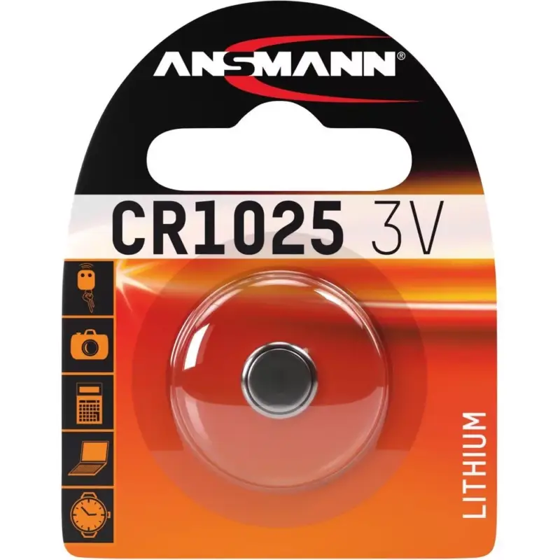 ANSMANN CR1025 3V lítium gombelem 1db/csomag Szuper akció