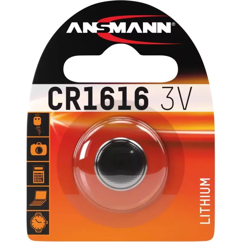 Szezonális akció ANSMANN CR1616 3V lítium gombelem 1 db/csomag
