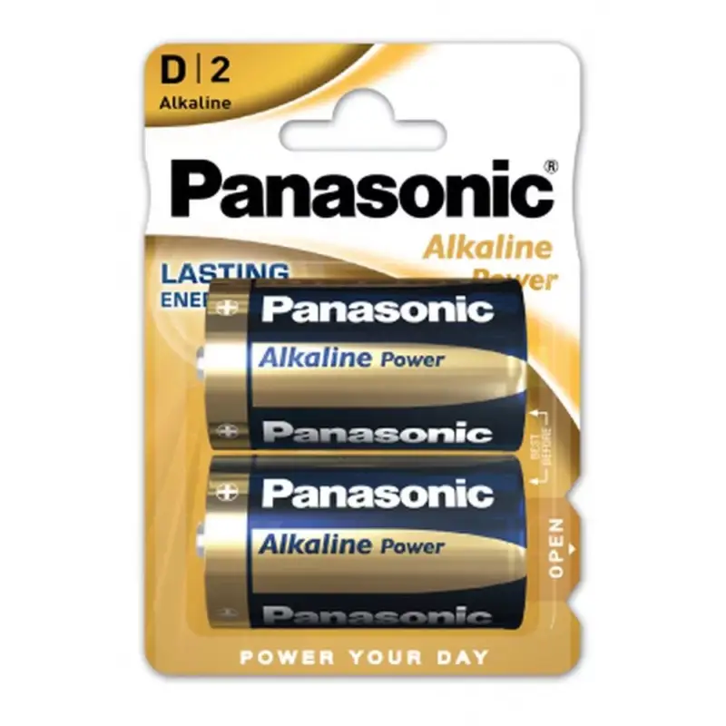 Vásárlói kedvenc Panasonic LR20APB/2BP 1,5V D/góliát tartós alkáli elem 2 db/csomag