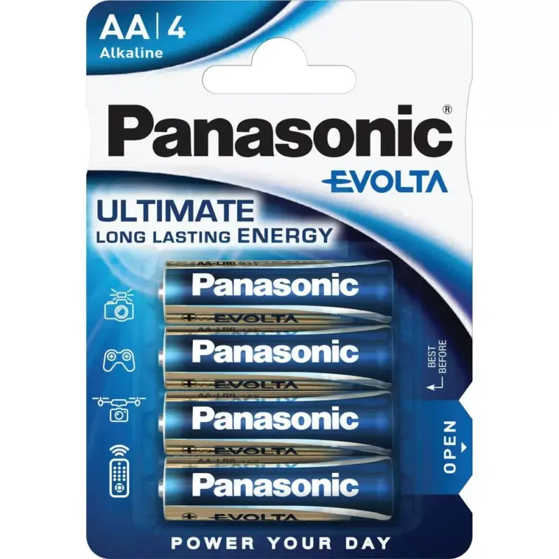 Panasonic EVOLTA LR6EGE/4BP 1,5V AA/ceruza szupertartós alkáli elem 4 db/csomag Exkluzív ajánlat