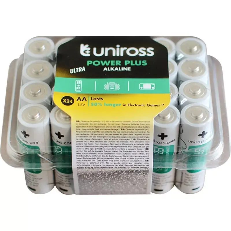 Vedd meg most Uniross 1,5V LR6/AA/ceruza tartós alkáli elem POWER PLUS BOX 24db/csomag