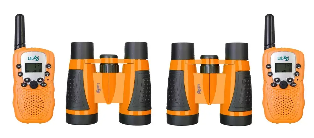 Levenhuk LabZZ WTT10 walkie-talkie és kétszemes távcső készlet Különleges ajánlat