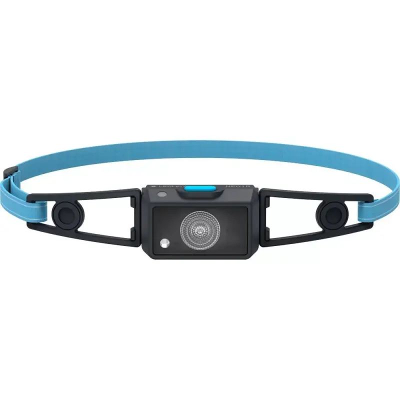 Biztonságos vásárlás LEDLENSER NEO1R 250lm tölthető futó-túra fejlámpa 80m Li-ion/ Fekete/kék
