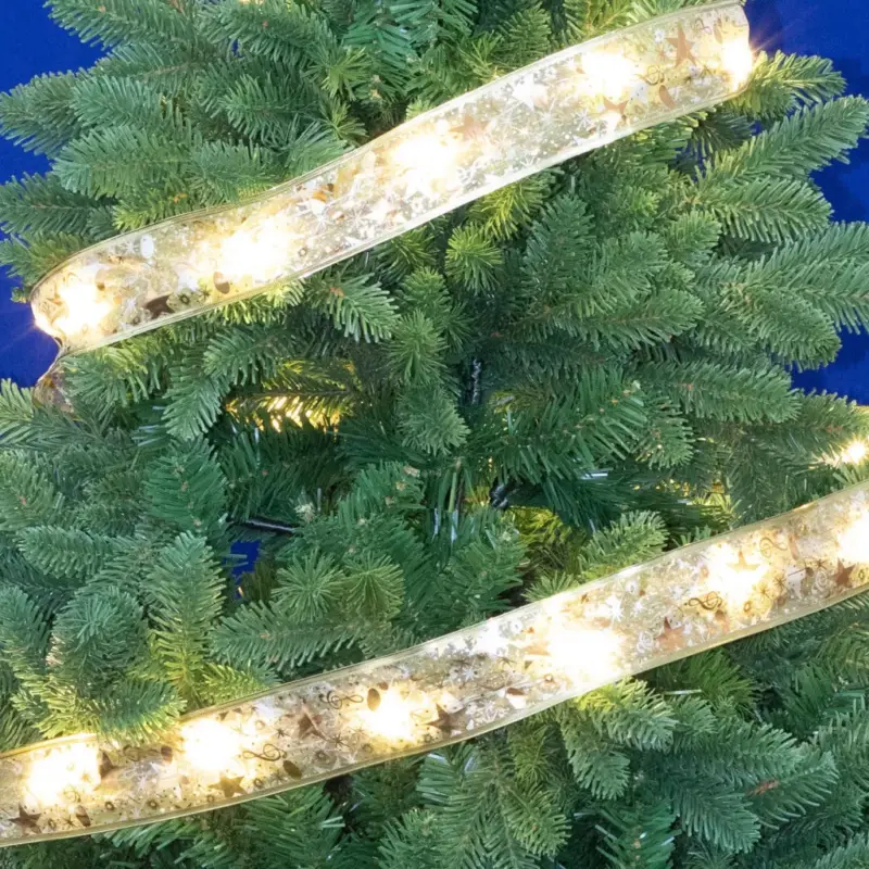 Home RLS5WW mintás LED szalag, 50 db micro LED, kül- és beléri kivitel, 5 m, ismétlődő időzítés, 8 funkció, elemes Szuper akció