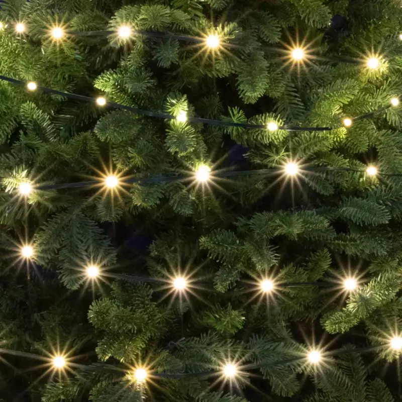 Home LED508DWW DOT LED-es fényfüzér, kül- és beltéri kivitel, 500 db melegfehér LED, 8 világítási mód, 50 m füzérhossz Prémium