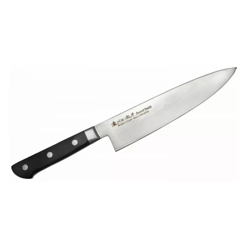Alacsony ár Satake 805-544 Daichi Gyuto (Séf) japán damaszk konyhakés, 20 cm-es penge hossz, damaszk acél, pakka fa markolat