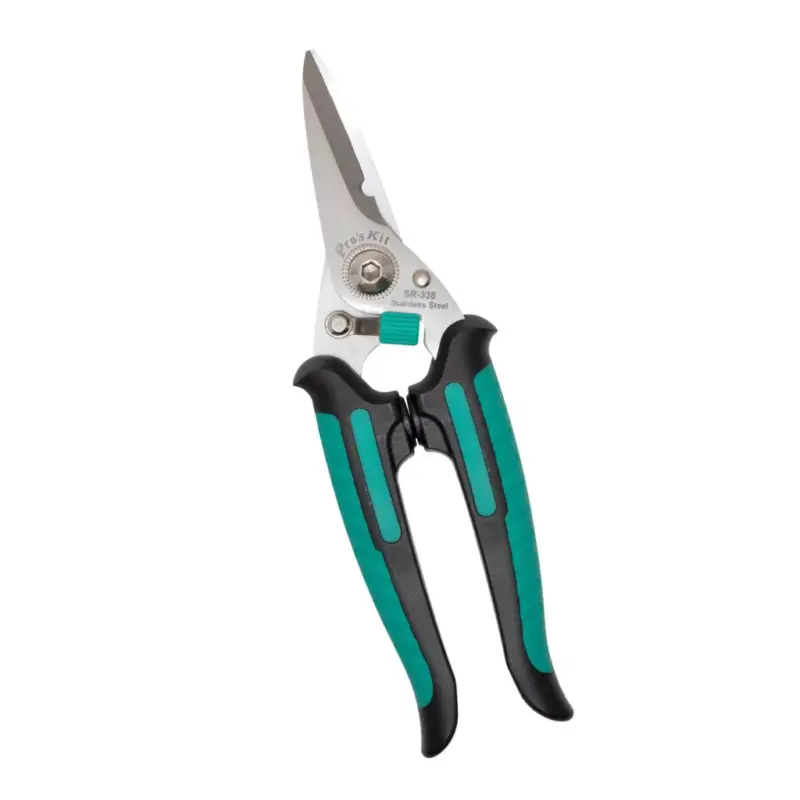 Pro’sKit SR-338 univerzális, professzionális vágóolló, különböző alapanyagokhoz ideális, precíziós Szuper ajánlat