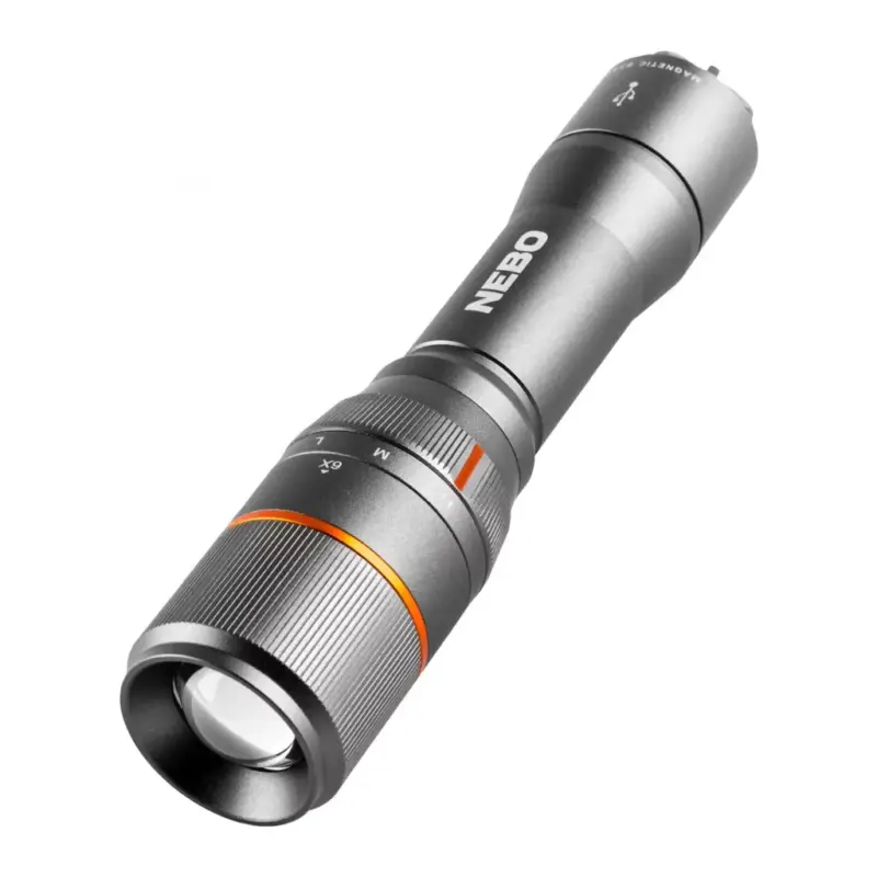 Rendeld meg most NEBO NEB-FLT-0018-G Davinci 1000 zseblámpa, 1000 lm - 100 lm, 4 funkció, IP67, 6x zoom, PowerBank funkció, 2000 mAh